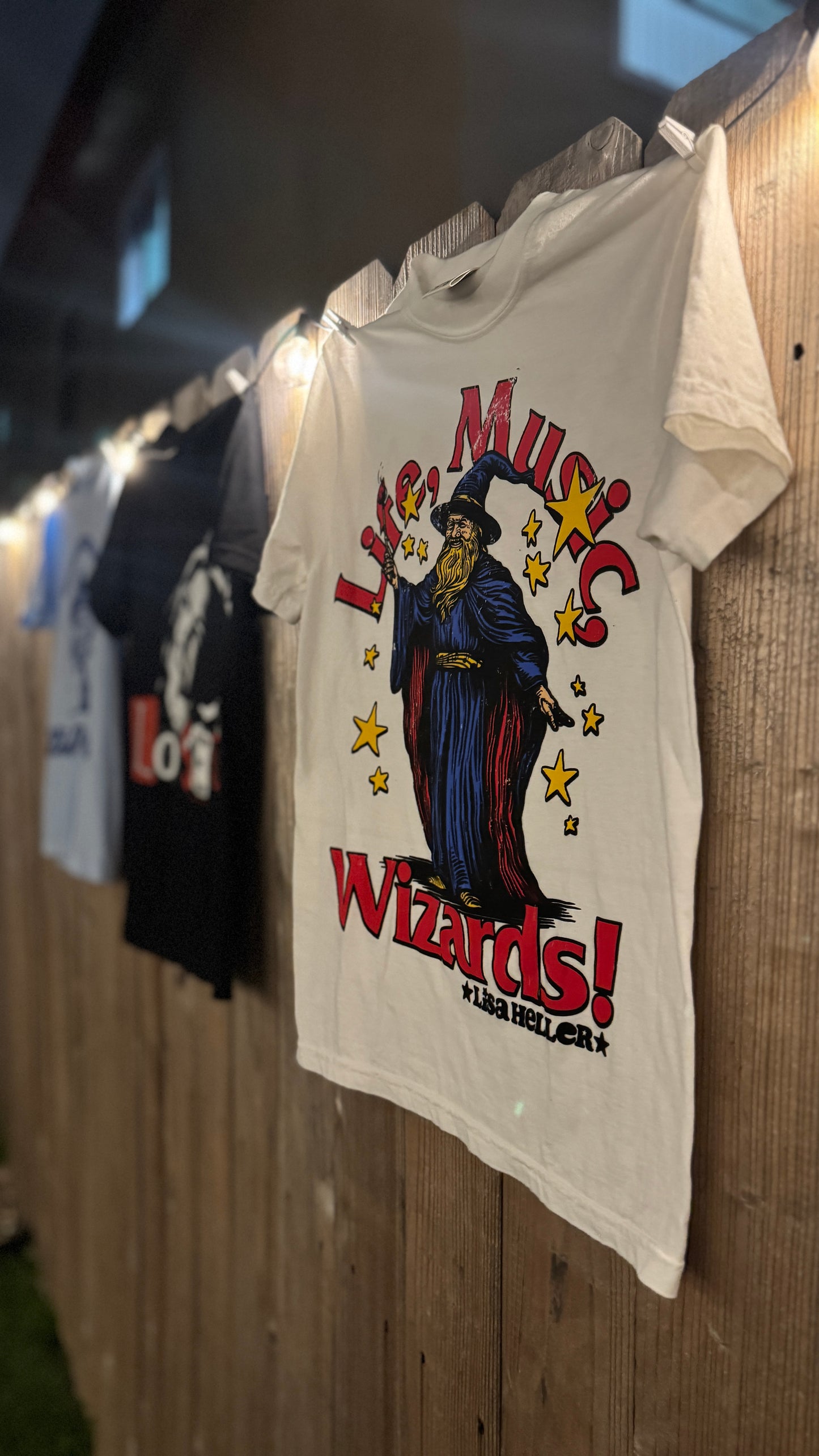 Life, Music, Wizards Tee