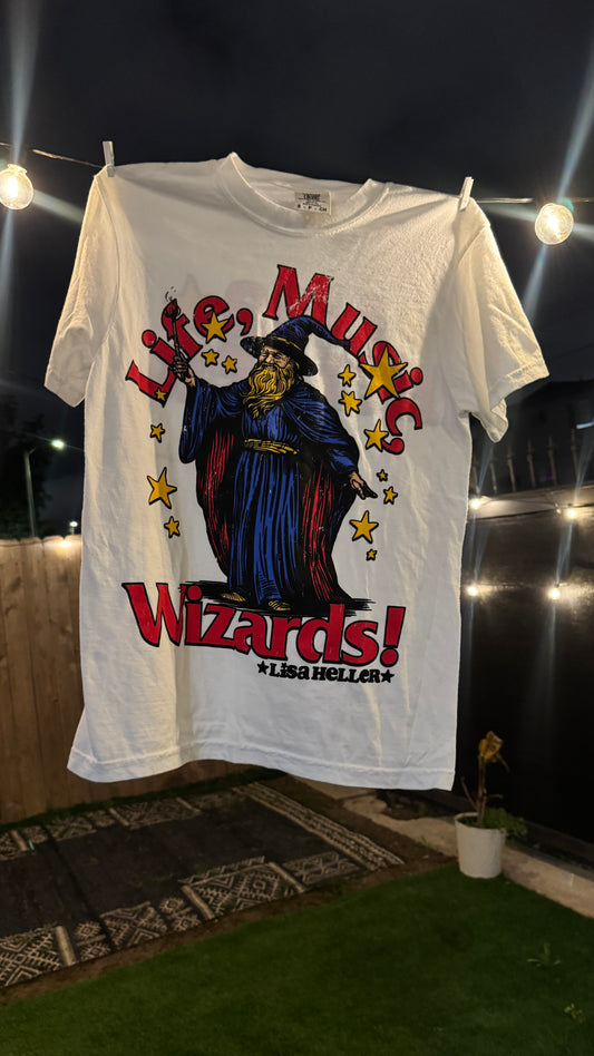 Life, Music, Wizards Tee