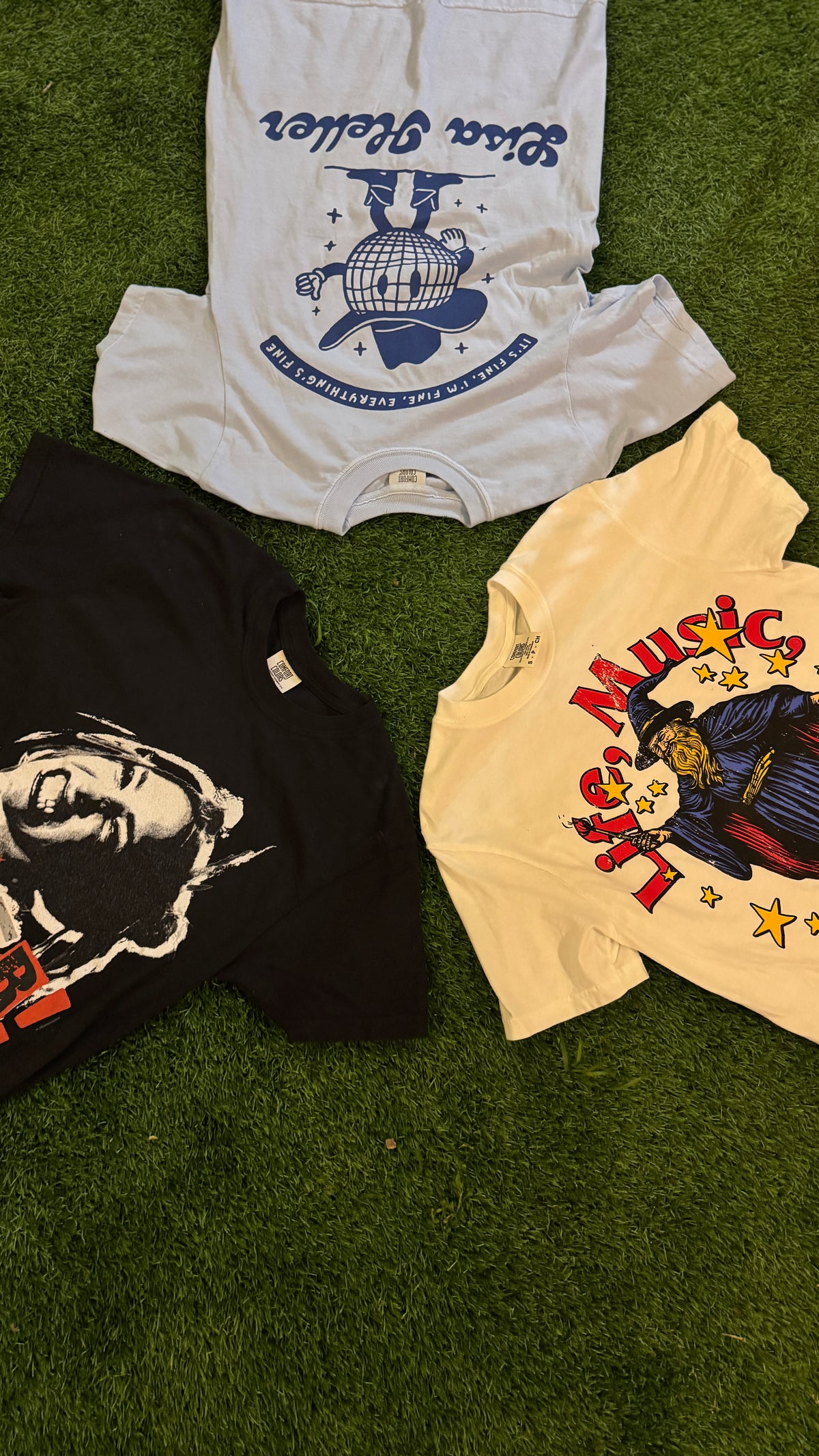 Life, Music, Wizards Tee