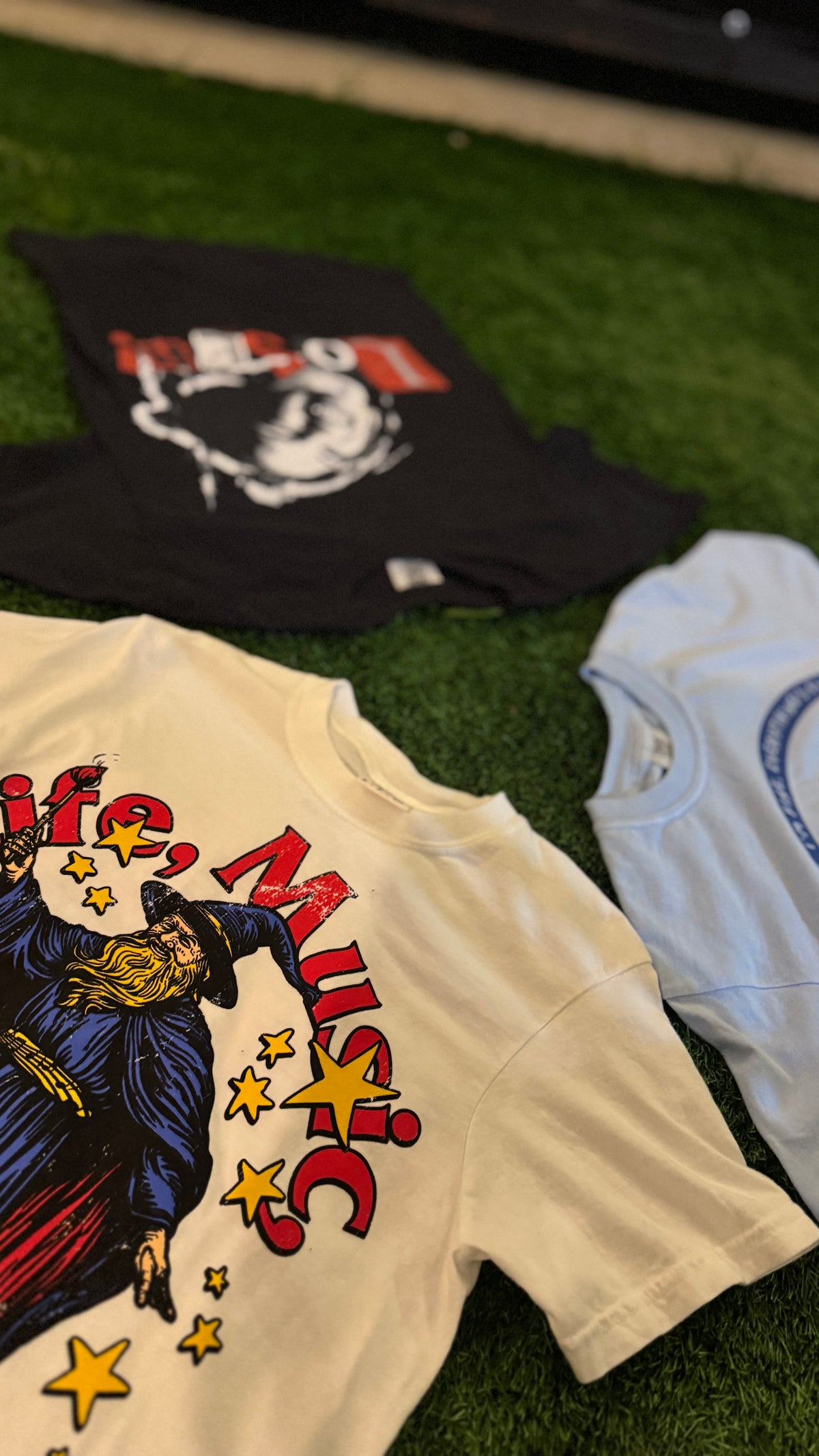 Life, Music, Wizards Tee